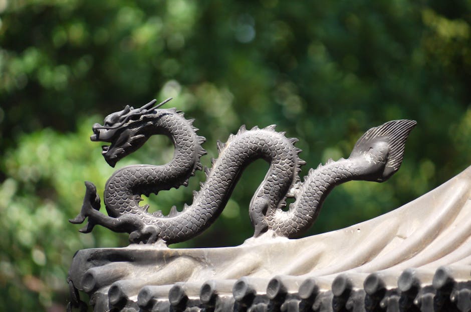 Dragon architectural detail representing discipline